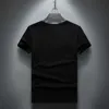 男性Tシャツ夏の頭蓋骨S Tシャツのブランド半袖ファッション男の街路wear oネックドリルコットンTシャツ210707