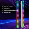 RGB Voice Activated Music Light Mini atmosphere Rhythm Rechargeable Night Lights 5V 240mAh Household Party Stick255R