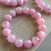 rose quartz stretch armband