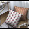 Fuwatacchi Taie d'oreiller imprimée à rayures colorées Housse de coussin à motif géométrique pour la maison Canapé Siège Taies d'oreiller décoratives Gaoi7 FMbrb