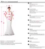 2022 Tasarımcı Dantel Gelinlik Artı Boyutu Mermaid Gelinlikler Vintage Aplike Omuz Kapalı Seksi Lady Evlilik Elbiseler Arapça Aso Ebi Beyaz Fildişi EE