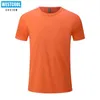 Sommar män och kvinnor sport snabb torr t-shirt anpassad tryck broderi runda nacke billiga toppar westcool g1224