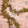 Rural style small Rose Artificial Ivy Leaves Flower Vine Home Decor Party Wedding Decoration Mariage Fake Plants10 PC/Lot