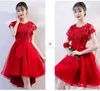 Summer women's short and long lace mesh bow dress women Sleeveless Office Lady Polyester Knee-Length 210416