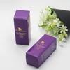 Customized Small Cosmetic Essentional Packing Boxes Foldable 300gsm Gold Foil Paper Gift Storage Box with Company Logo