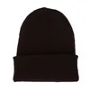 DIY outono e inverno chapéu de balde de malha de cor sólida design personalizado gorro de caveira logotipo personalizado equipe masculina e feminina pode usar
