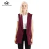 Bella moda waistcoat mulheres sem botão amarelo jaqueta mulheres mangas blazer jaqueta branco outwear casual 210817