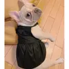 Projektanci Dress Zwierzęta Camisole Spódnica Czarny Sexy Pet Kamizelka Dog Odzież Party Styl Teddy Psy Sukienki Ubrania
