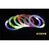 Leuchtender Acryl-Blasen-Armreif, blinkendes Armband, mehrfarbige LED-Lichter, blinkende Perlen, Armbänder, Armreifen, Party-Armband, leuchtet im Dunkeln, Bar-Schmuck G56A6M3