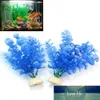 Garden Decorations 2pcs Plastic Artificial Aquatic Plants Grass Weeds Underwater Fish Tank Landscape Aquarium Decoration Ornament Accessories