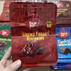 Plastic verpakkingszak 600 mg chocolade taaie karamel fudge brownies bijtzakken mylar hersluitbare verpakking groothandel