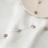 Ashiqi Real 925 collana in argento sterling 89 mm perla barocca naturale per donne regalo di gioielli fatti a mano 220808