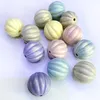 Pastel Pearl Colors Round Pumpkin Acrylic Beads 200pcs 16mm Loose Lucite Plastic DIY Necklace Earring Bracelet Beading Bead