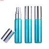 100 stuks / partij 10ml Draagbare UV Groen Lege Glas Parfumfles Aluminium Hervulbare Verstuiverspray Flessen ContainersHigh Aantal