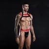 Ensemble Sexy pour hommes, sous-vêtements chauds à bretelles simples, tenue de spectacle pour bar et discothèque, la plus vendue