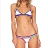 Traje de baño sexy para mujer Conjunto de bikini de verano Ropa de playa de punto Natación Biquini brasileño Traje de baño Ropa de playa femenina Traje de baño 210629