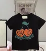 티셔츠 아기 소년 소녀 편지 인쇄 아동 의류 여름 Tshirt 패션 디자이너 아동상의