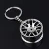 Interiördekorationer Auto Hub KeyChain Wheel Rim Car Keyring Luxury Zinc Eloy Key Tire Styling Chain för