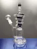 Super Vortex Glass Bong Dab Rig Narghilè Tornado Cyclone Recycler Rigs Recyclers Tube Water Pipe 14.4mm Joint Bong zeusartshop