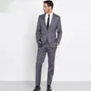 Hot Wedding Dress Wear Slim Fit Mens Passar 2 stycken Kostym Homme Groomsmen Tuxedos