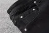 Erkek Kot Tasarımcı Jean Man Toptan Marka Rozeti Rahat Özelleştirilmiş Yırtık Sıkıntılı Ince Retro Delikler Kaykay Düz Motosiklet Biker Streç Denim Pantolon