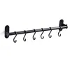 Kök Storage Organization Holder Pot Organizer Punched skåp Hyllväggmonterad modern Bar Utensil Pan Rack Aluminium Hanger Hanging R