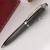 Bolígrafo de regalo de lujo con piedra, bolígrafo con diseño de moneda de cobre famosa, marca de moda, colección de materiales de escritura para oficina