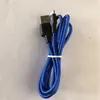 Plecione kable USB typu C V8 Micro 1M/3 stopy 2M/6 stóp 3M/10 stóp dane 2A kabel do szybkiej ładowarki splot liny kolorowa linia dla wszystkich telefonów