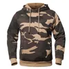 Camouflage Hoodies Mäns Fashion Sweatshirt Man Camo Hooded Hip Höst Vinter Militär Hoodie Mäns Fleece Coats US / EUR Storlek 211014