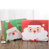 Christmas Eve Big Gift Box Santa Claus Fairy Design Kraft Papercard Present Party Favor Activity Box Red Xmas Gifts Package Boxes RRA7219