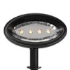 Solar Powered 4 LED Lawn Light Outdoor Waterproof Wall Lamp Hallway Porch Fixture - Warm White
