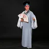 Chinese stijl Klassieke Danskostuums Lange Mouwen Geborduurde Robe Opera Performance Wear Drama Stage Kleding voor de mens