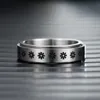 Fidget Ringen voor Angst sieraden Rvs Spinner Ring Anti-Angst Spinning Moon Star Cool Stress Verlichten man en vrouwen