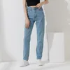 Wixra Basic Mulheres Jeans Harem Calças Plus Size Streetwear Feminino Qualidade Vintage Alta Cintura Femme Long Denim Calças 220310