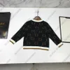 luxury baby kids Cardigan Color Knitted cashmere wool Baseball sweater jacket childrens autumn letter printing design long sleeve 7331232