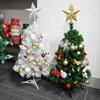 6ft 1000 tak automatische kerstboom met dennenappels Premium kunstmatige PVC kunst navidad xmas decoratie 211018