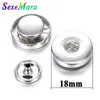 Charm Armband 10 Set Lot 18mm Snap Button Accessoris Fynd för att göra DIY -läder Armband Sexemara Snaps Jewelry4913893