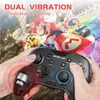 US Stock Trådlös Bluetooth Gaming Controller Gamepad för PC Windows 7 8 10 / Nintendo Switch / Android 4.0 Upp / iOS, Motion Control, Dubbel Vibration, M Knappar, Turbo A00