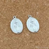 100Pcs Alloy Virgin Mary Charm Pendants For Jewelry Making Bracelet Necklace Religion DIY Accessories 16x25.5mm A-568