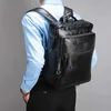 Vormor Marka Wodoodporna 15.6 Cal Laptop Plecak Mężczyźni PU Skórzane Plecaki dla Nastolatek Mężczyźni Przypadkowi Daypacks Mochila Mężczyzna 210929