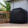 Tools & Accessories Black Waterproof BBQ Cover Heavy Duty Grill Rain Barbacoa Anti Dust Gas Charcoal Electric Barbeque