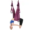 Hamac de yoga aérien anti-gravité 6 poignées balançoire de yoga volante équipement de dispositif d'inversion de ceinture suspendue pour les exercices de mise en forme du corps Q0219