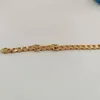 Heavy Miami Curb Cuban Link Chain Cuff Mens Bracelet Solid Genuine Chunky Jewellery - 21cm 18ct Yellow Gold GF