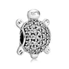 Cor de prata Cadeia de segurança de gatos Lucky cão pata coroa coruja pingente de pingente de pandora pandora pulseiras diy mulheres miçangas originais jóias