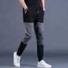 Män byxor Streetwear joggers Fashion Hip Hop Patchwork Byxor Sport Casual Contrast Sweatpants 210715