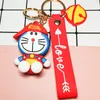 Fashion-Animation Cute Silicone Doll Cap Machine Cat Key Chain Cartoon Student Bag Decoration Small Gift