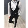 Men's Suits & Blazers Groom Vests For Wedding Black Business Suit Slim Fit Mens Vest Italian Formal Party Dress Groomsmen Sweater Shirt Wais