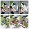 Nya Tennis Sneakers Herr Dam Slip-on Casual Skor Vit Rosa Klassisk jacquard denim Vintage Runner Trainers Skate Designer Dam Sko Hög kvalitet