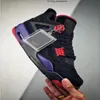 Beste authentieke 4 Drake NRG Raptors 4S IV Basketbalschoenen Sneakers voor mannen Black Purple Red AQ3816-056 met originele doos 40-47 HDPUV