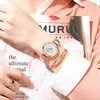 Women Watch CURREN Top Brand Fashion Rose Gold Quartz Ladies Watches with Stainless Steel Bracelet Charming Female Clock 210517